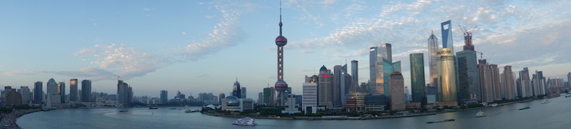 Le Bund à Shanghai