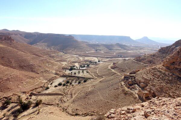 Dahar tunisien désert montagnes chair cœur